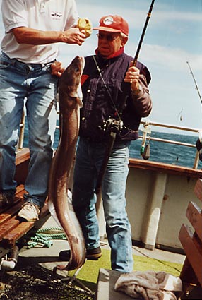 Jan with his conger