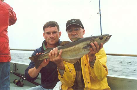 Skipper Eoin & Peter with nice pollack