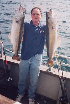 Skipper John with specimen pollack