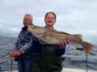 Pete & John with a lovely cod