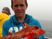 Dylan & his red gurnard